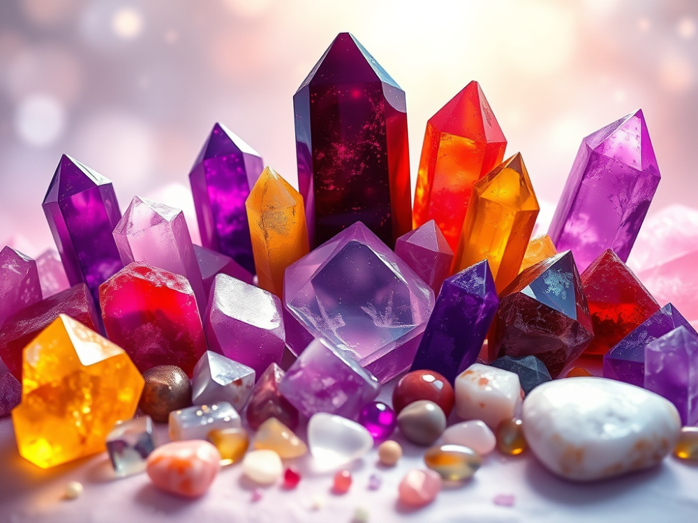 What Colour Are You? Discover the Energy of Purple, Red & Yellow Crystals