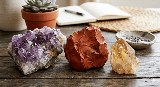 What Colour Are You? Discover the Energy of Purple, Red & Yellow Crystals